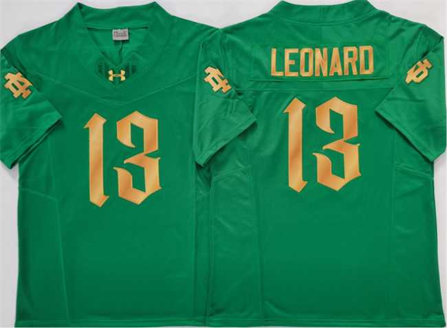 Men's Notre Dame Fighting Irish #13 Riley Leonard Green 2025 F.U.S.E. Limited Stitched Jersey,We sell and wholesale Men's Notre Dame Fighting Irish #13 Riley Leonard Green 2025 F.U.S.E. Limited Stitched Jersey on line form chian!